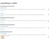 Tablet Screenshot of everythinginablink.blogspot.com