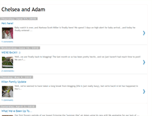 Tablet Screenshot of chelseandadam.blogspot.com