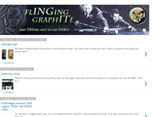 Tablet Screenshot of flinginggraphite.blogspot.com