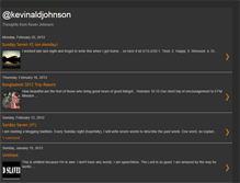 Tablet Screenshot of kevinjohnsonhasablog.blogspot.com