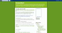 Desktop Screenshot of greenermarin.blogspot.com