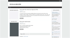 Desktop Screenshot of nicolas-grillere.blogspot.com