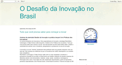 Desktop Screenshot of odesafiodainovaonobrasil.blogspot.com