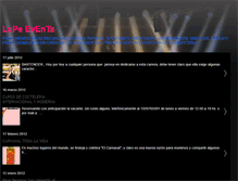 Tablet Screenshot of lupeevents.blogspot.com