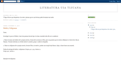 Desktop Screenshot of literatura-uia.blogspot.com