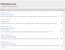 Tablet Screenshot of kazoofus.blogspot.com