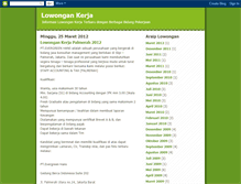 Tablet Screenshot of lowongankerja003.blogspot.com
