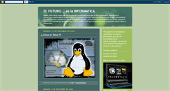 Desktop Screenshot of elfuturoeslainformatica.blogspot.com