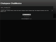 Tablet Screenshot of chatspacemexico.blogspot.com