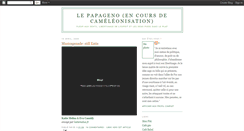 Desktop Screenshot of lepapageno.blogspot.com