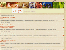 Tablet Screenshot of calyxsite.blogspot.com