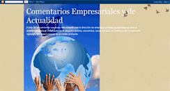 Desktop Screenshot of comentariosempresariales.blogspot.com