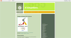 Desktop Screenshot of estupidiario.blogspot.com