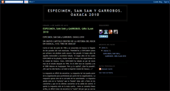 Desktop Screenshot of letaniasdelsonido.blogspot.com