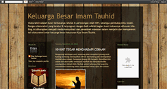 Desktop Screenshot of baniimamtauhid.blogspot.com