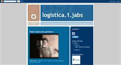 Desktop Screenshot of logistica1jabs.blogspot.com