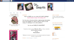 Desktop Screenshot of mycanopykits.blogspot.com