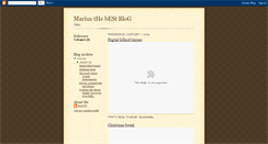Desktop Screenshot of maryo90.blogspot.com