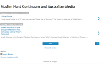 Tablet Screenshot of muslimhuntcontinuumandaustralianmedia.blogspot.com