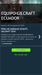 Mobile Screenshot of equipogilcraftecuador.blogspot.com