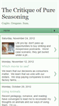 Mobile Screenshot of critiqueofpureseasoning.blogspot.com