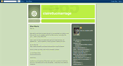 Desktop Screenshot of clairetluc.blogspot.com