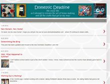 Tablet Screenshot of domesticdeadline.blogspot.com