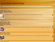 Tablet Screenshot of laurelmunro.blogspot.com