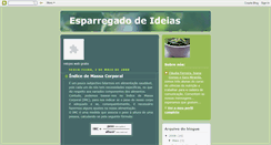 Desktop Screenshot of esparregadodeideias.blogspot.com