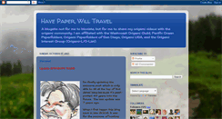 Desktop Screenshot of havepaperwilltravel.blogspot.com