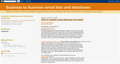 Desktop Screenshot of business-to-business-email-lists.blogspot.com