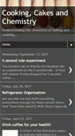 Mobile Screenshot of cookingcakesandchemistry.blogspot.com