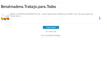 Tablet Screenshot of benalmadenatrabajoparatodos.blogspot.com