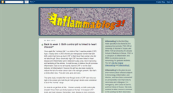 Desktop Screenshot of inflammablog3.blogspot.com