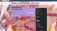 Desktop Screenshot of montserrat-treballsdende2010.blogspot.com