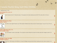 Tablet Screenshot of canadafreebieking.blogspot.com