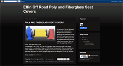 Desktop Screenshot of effinoffroad-seatcovers.blogspot.com