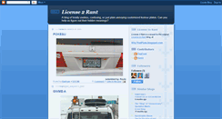 Desktop Screenshot of license2rant.blogspot.com