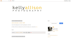 Desktop Screenshot of kellyallisonphotography.blogspot.com