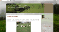 Desktop Screenshot of animalsandemotions.blogspot.com
