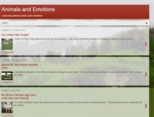 Tablet Screenshot of animalsandemotions.blogspot.com