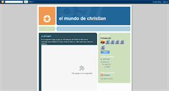 Desktop Screenshot of mundodechristian.blogspot.com