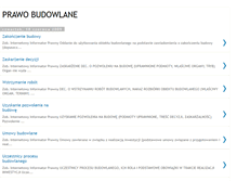 Tablet Screenshot of prawo-budowlane.blogspot.com