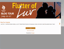 Tablet Screenshot of flutter-of-luv.blogspot.com