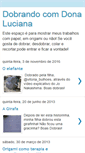 Mobile Screenshot of dobrandocomdonaluciana.blogspot.com