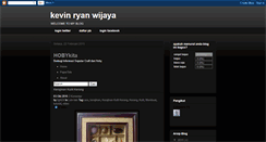 Desktop Screenshot of kevinryanwijaya.blogspot.com