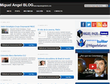 Tablet Screenshot of noticiasmiguelangel.blogspot.com