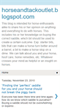 Mobile Screenshot of horseandtackoutlet.blogspot.com