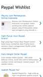 Mobile Screenshot of paypal-wishlist.blogspot.com