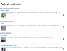 Tablet Screenshot of cadouri-handmade.blogspot.com